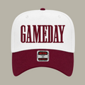 White with Maroon Gameday Hat