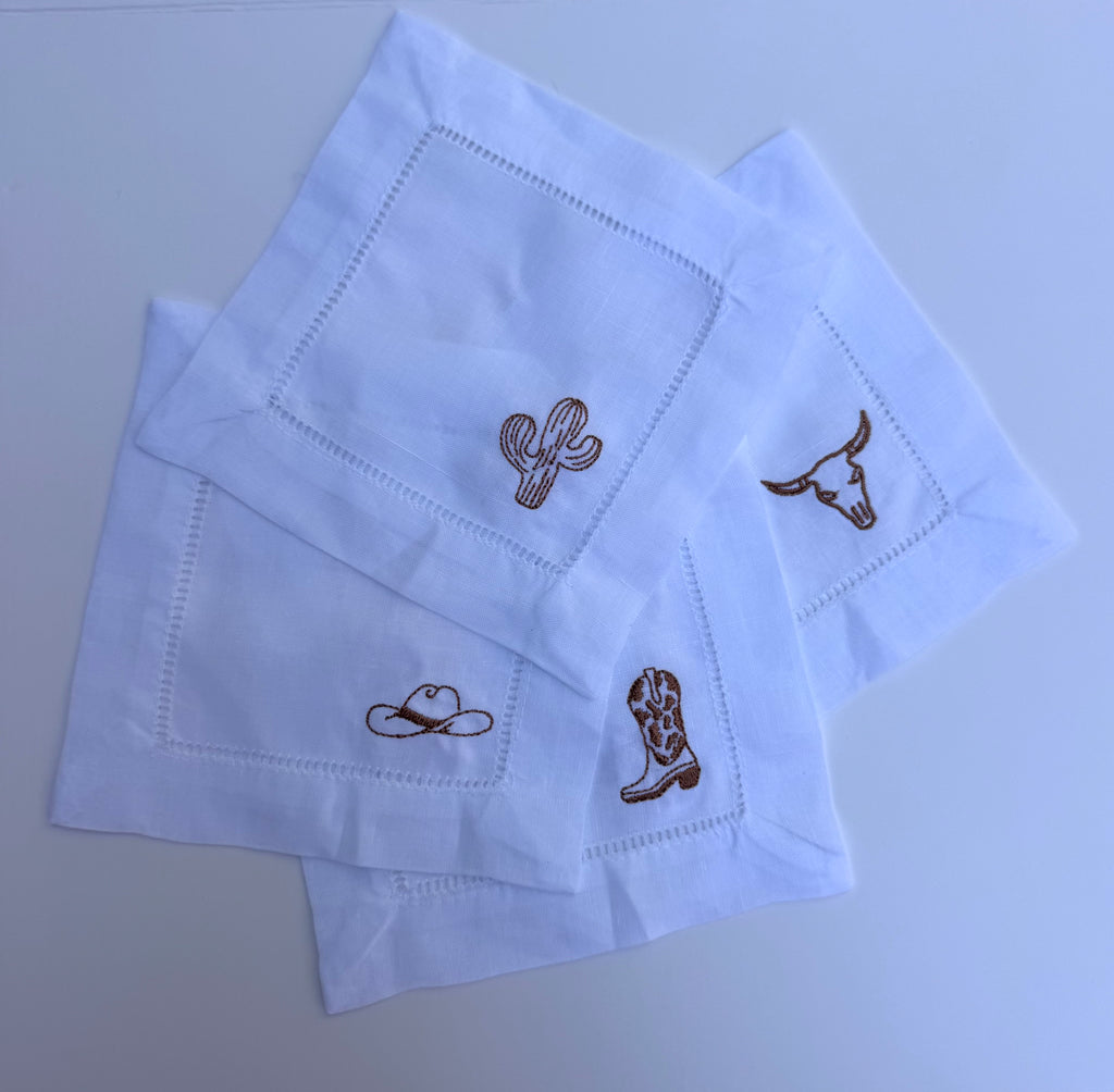 Western Cocktail Napkins