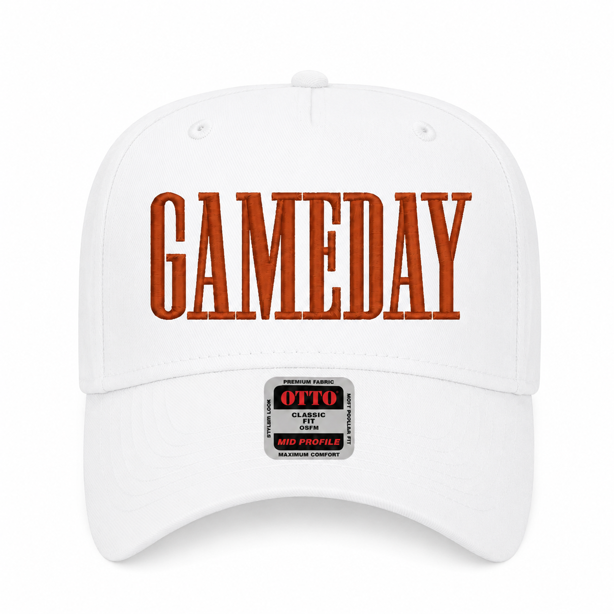 Orange and White Gameday Hat