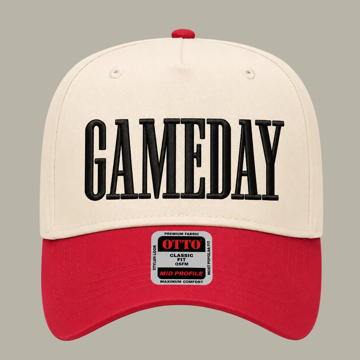 Red with Black Gameday Hat