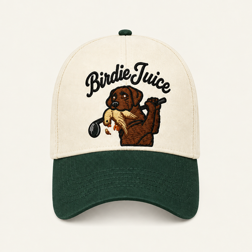 Cream and green Birdie Juice hat