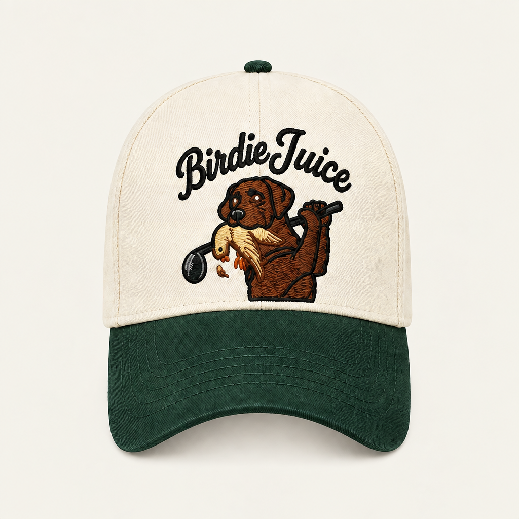 Cream and green Birdie Juice hat