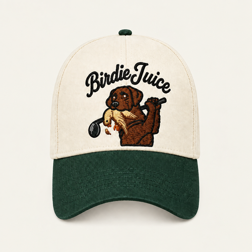 Cream and green Birdie Juice hat